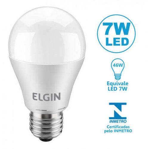 Lâmpada LED Bulbo 7W A55 Branca 6500K ELGIN