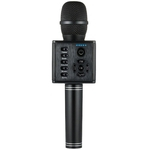 LED Bluetooth Gravação Condensador Microfone de Mão para celular Karaoke