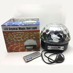 LAR Luminous lamp computer LED controle remoto U Disk Crystal Light Stage Magic Ball
