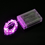 LED de Cordas de Prata Fio de Luzes Luzes decorativas de Cordas Bulit-in bateria