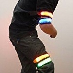 LED piscando braçadeira para Running Jogging Segurança (verde)
