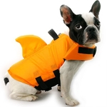 Legal Shark Fin sahpe Lifejacket Vest Segurança para cães grandes pequeno buldogue francês