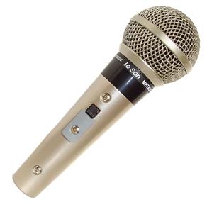 Leson Microfone Sm-58 B Metal.Champangne Cabo 5Mts