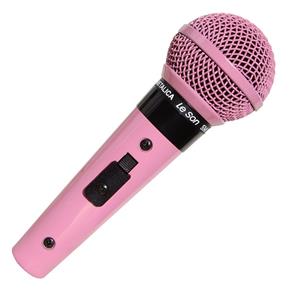 Leson Microfone Sm-58 B Metal.Rosa Cabo 5Mts.