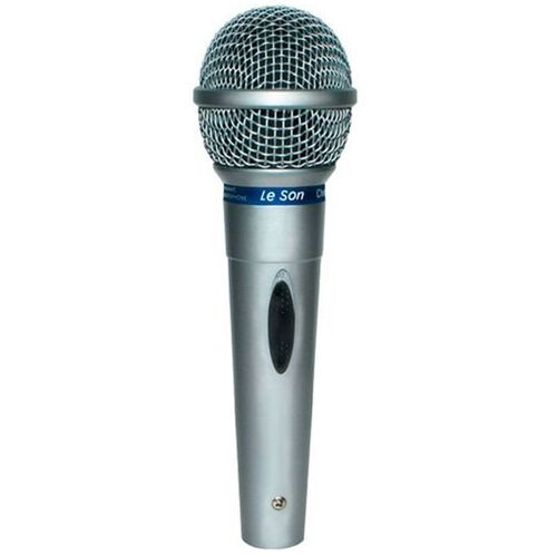 Leson - Microfone Vocal com Fio Mc200 Prata