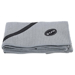 Limpo e limpe Zipper Sweat Com Abacaxi verificado de duas cores Esporte Toalha (Gray)