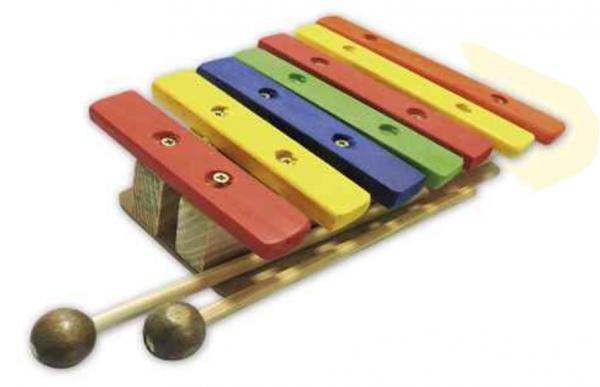 Lira Brinquedo Infantil Instrumento Musical Madeira - Fd