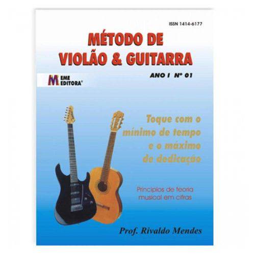 Livro Método de Violão e Guitarra Vol. 1