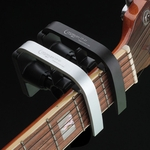 Longteam liga de alumínio leve Capo com picareta da guitarra para elétrica e guitarra acústica