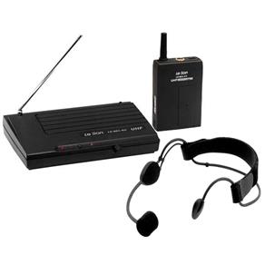LS801HD75 - Microfone S/ Fio Headset / Cabeça UHF LS 801 HD 75 - Le Son