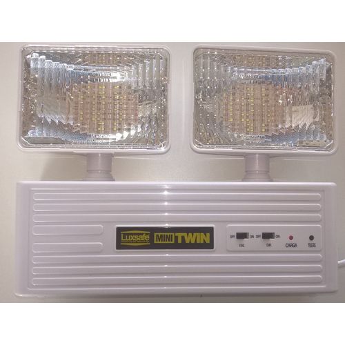 Luminária de Emergência com 2 Faróis Led 500 Lumens Luxsafe