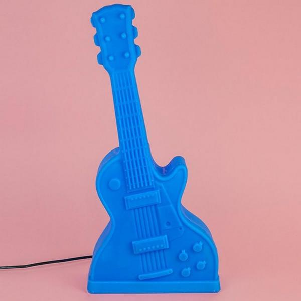 Luminária Guitarra Azul Usare