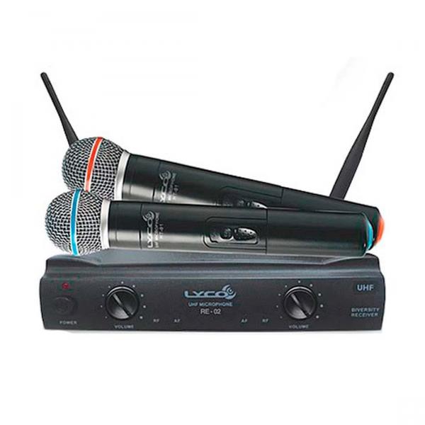 LYCO UH02 MM Microfone Sem Fio Duplo Mão