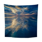 Mar c¨¦u -Reflecting Tapestry Praia Digital Print Blanket Lance Rug 1,5 * 1,5 m