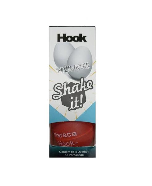 Maracas Hook Egg Shake It Vermelha