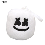 Marshmello DJ Mini Soft Stuffed Plush Toy Chave Anel Bolsa Carro Pendurado Ornamento