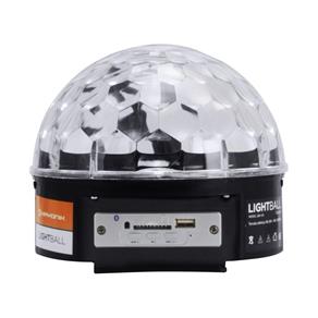 Meia Bola 6 LEDs com SD/USB/Bluetooth Lightball LBH-101 Hayonik