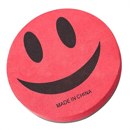 Melhor Magnetic sorriso da cara Whiteboard seco Eraser ea cor é aleatória