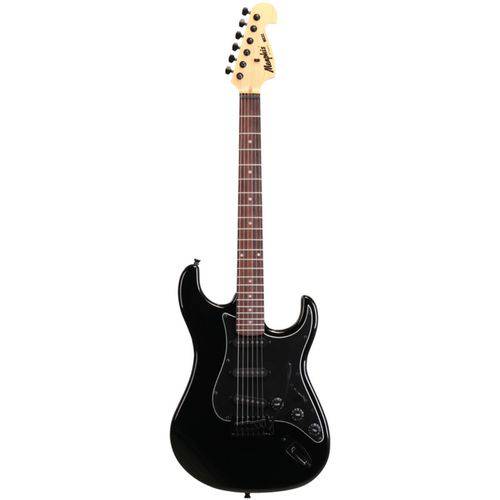 Memphis - Guitarra Stratocaster Preta Mg32 Bk