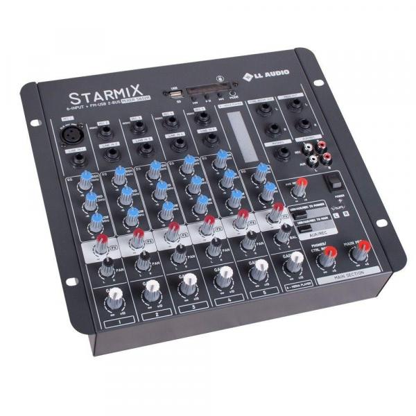 Mesa Audio S602rbt Usb Starmix 6 Canais L.l. - Ll Audio