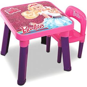 Mesa com Cadeira Barbie BB 6000 - Fun