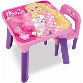 Mesa com Cadeira Barbie Fun Divirta-Se
