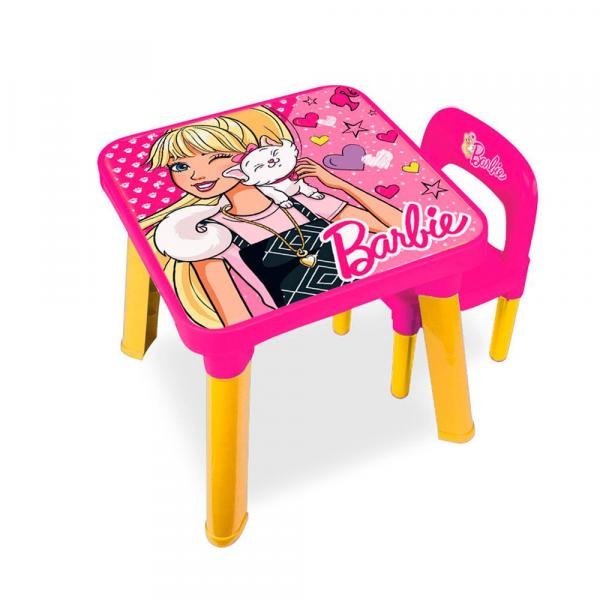 Mesa com Cadeira Barbie - Fun Divirta-se