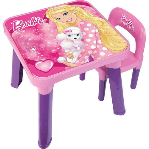 Mesa com Cadeira Barbie Fun