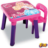 Mesa com Cadeira da Barbie Fun