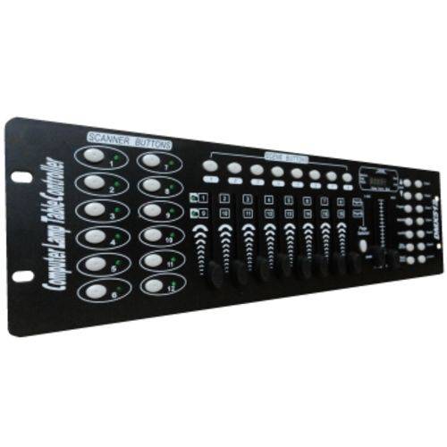 Mesa Controladora Dmx 512 com 192 Canais para Sistema de Iluminacao