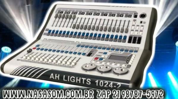 Mesa de Iluminação Dmx Ah-1024-2 - Ah-lights