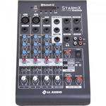 Mesa de Som 4 Canais Stereo Starmix Xms402r Cinza Ll Audio