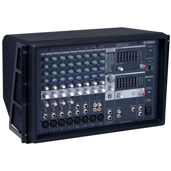Mesa de Som Amplificada 600 W 12 Canais Emx312sc Yamaha
