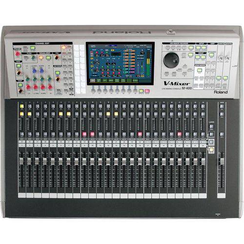 Mesa de Som Digital 48 Canais V-mixer M-400 - Roland