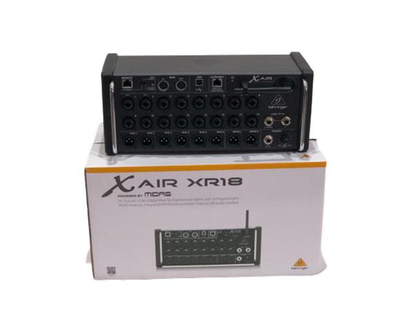 Mesa de Som Digital Behringer X-Air XR18 P/ IPad/Android com 18 Canais e Interface USB - Behringuer