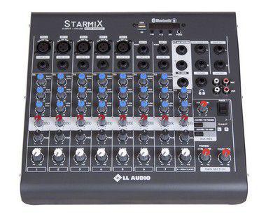Mesa de Som Linha Starmix XMS XMS802R 8 CANAIS - Ll Audio
