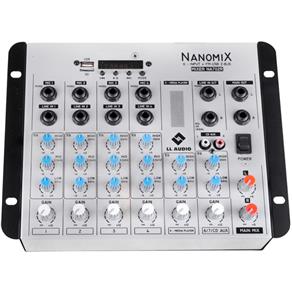 Mesa de Som LL Audio Nanomix Na702R Bt Mixer