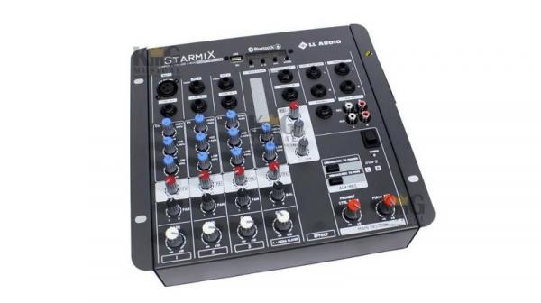 Mesa de Som Ll Mixer com Efeitos Gravador Bluetooth Fx402r 4 Canais - Ll Audio