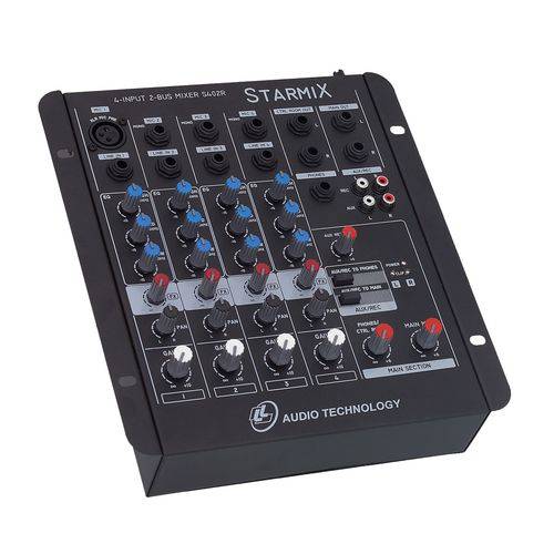 Mesa de Som Ll Starmix S402r Bluetooth - 4 Canais