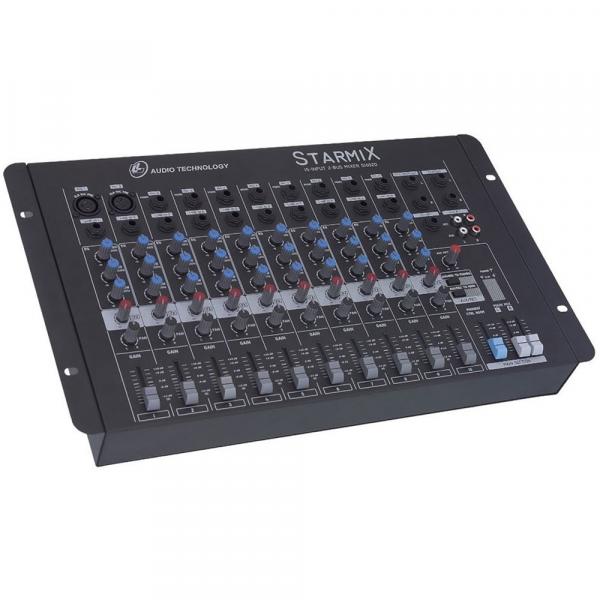 Mesa de Som Mixer 10 Canais 3eq Starmix S1002d Ll Áudio