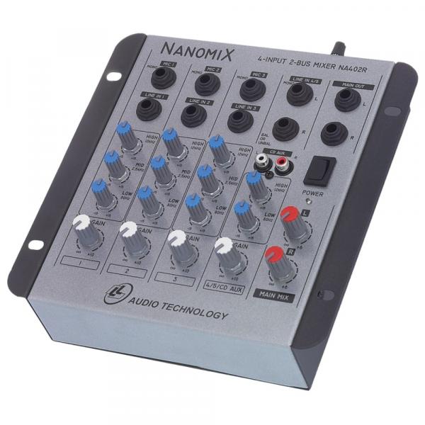 Mesa de Som Mixer 4 Canais Nanomix Na402R Bivolt Ll Audio
