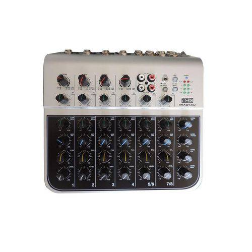 Mesa de Som Mixer 6 Canais Boxx Mix04au com Interface Usb