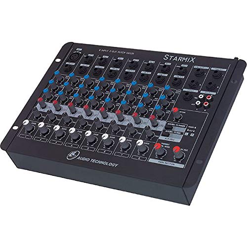 Mesa de Som Mixer 8 Canais 3eq Starmix S802r Ll Áudio