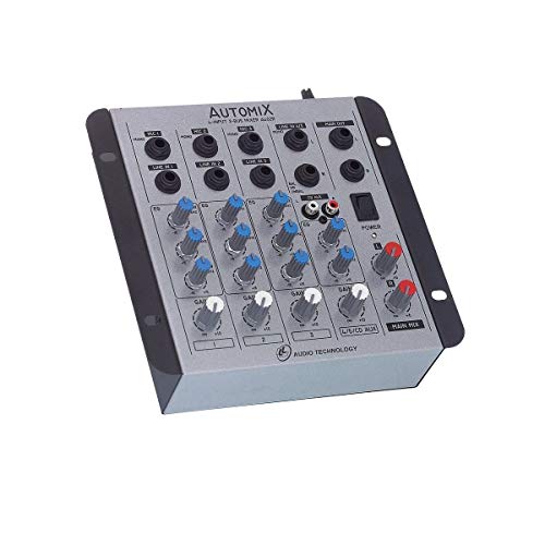 Mesa de Som Mixer Automix de 4 Canais A402r Ll Áudio