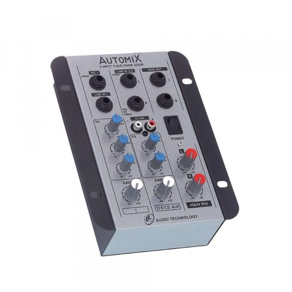 Mesa de Som Mixer Automix LL Audio A202R 2 Canais