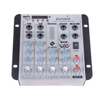 Mesa De Som Mixer Automix LL Audio A502R BT 4 Canais