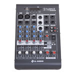 Mesa de Som Mixer LL Audio XMS402R 4 Canais Bluetooth