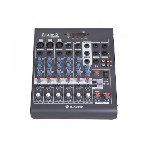 Mesa de Som Mixer Ll Audio Xms602r 6 Canais Bluetooth