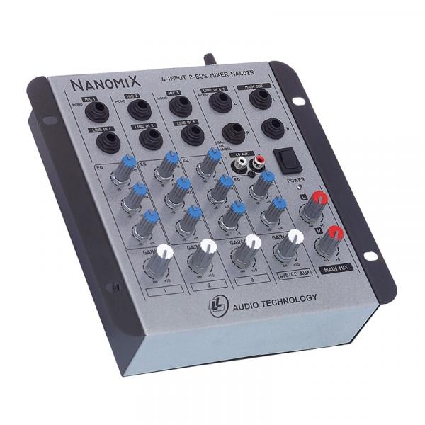Mesa de Som Mixer Nanomix LL Audio Na402r 4 Canais