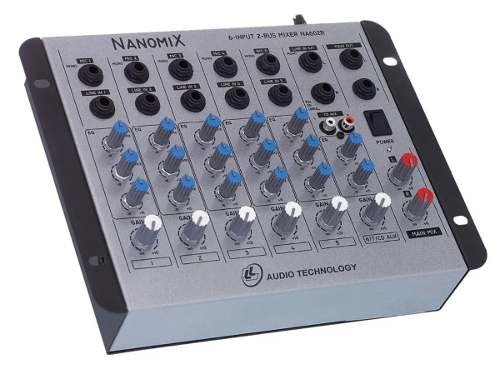 Mesa de Som Mixer Nanomix Ll Audio Na602r 6 Canais